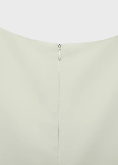 Floral dress with slit detail