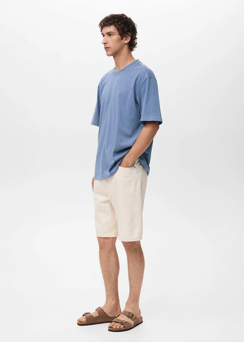 T-shirt with printed patch