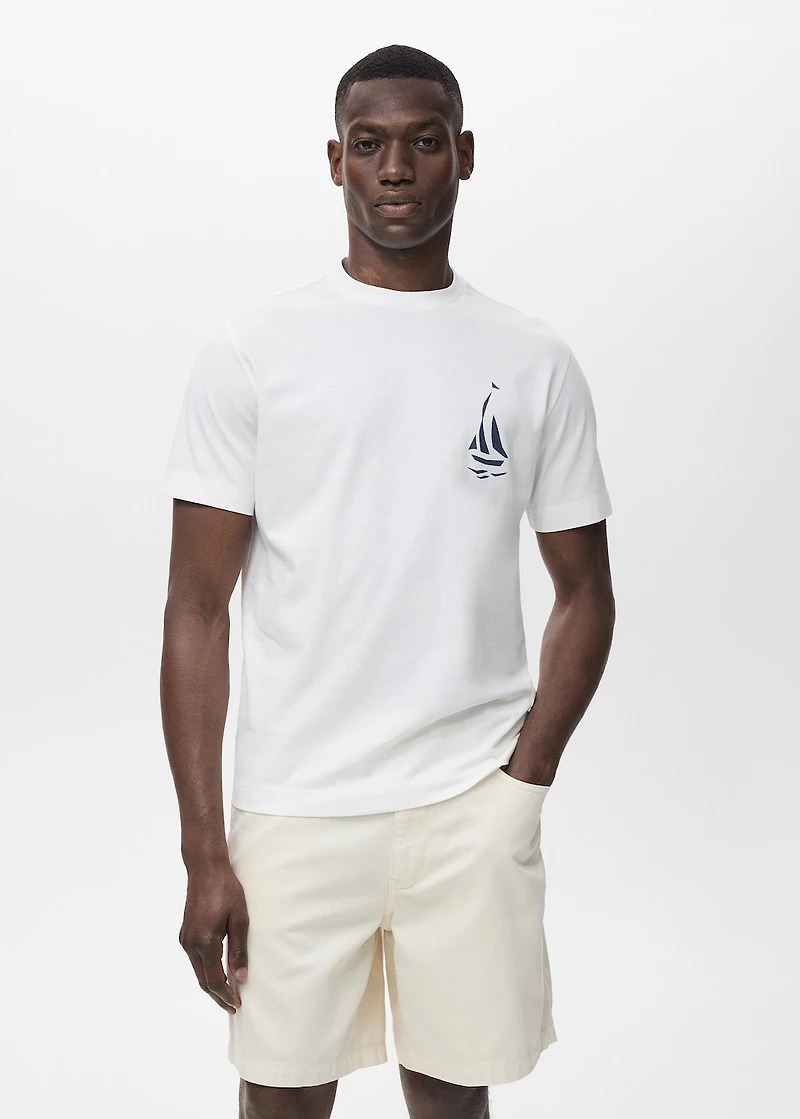 100% cotton printed t-shirt