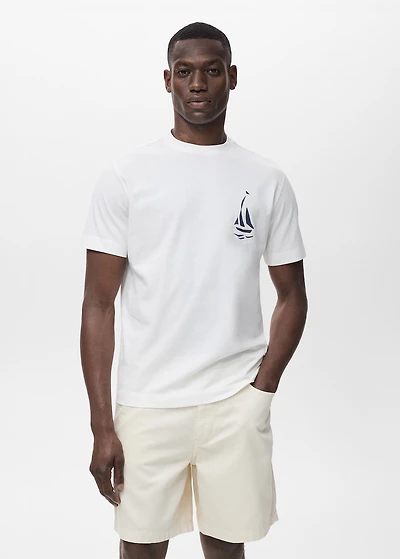 100% cotton printed t-shirt