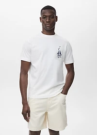 100% cotton printed t-shirt