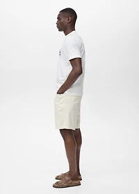 100% cotton printed t-shirt