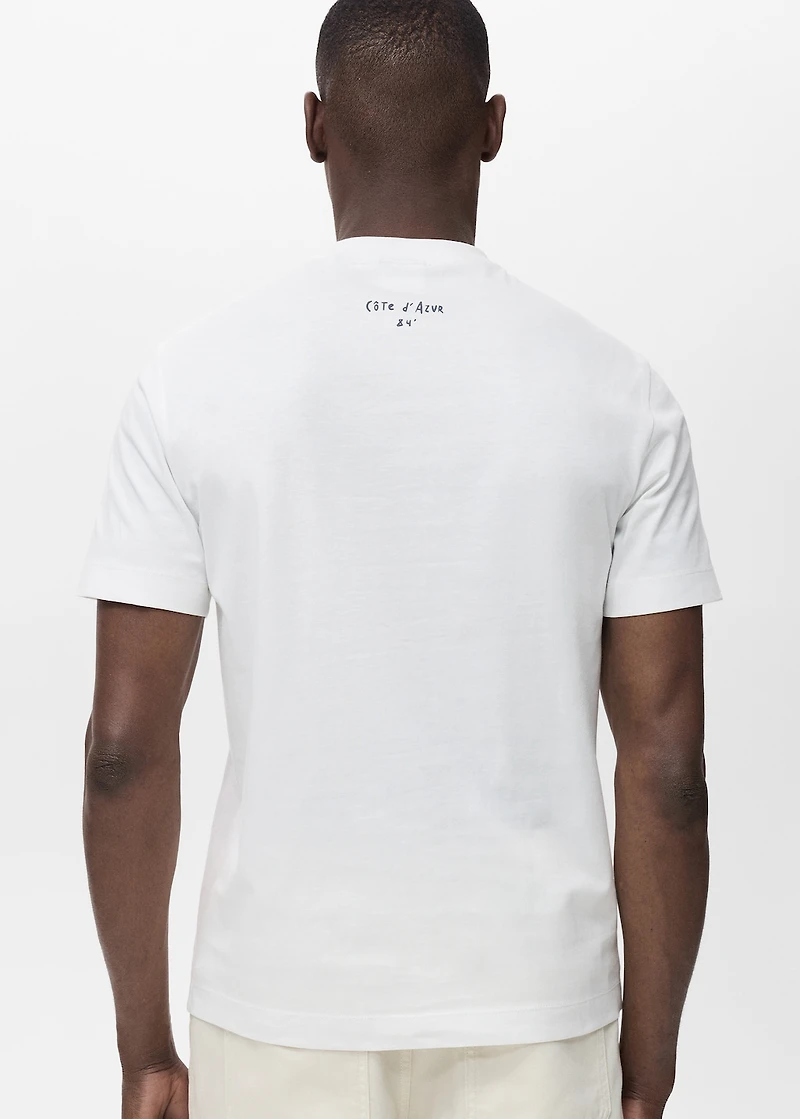 100% cotton printed t-shirt