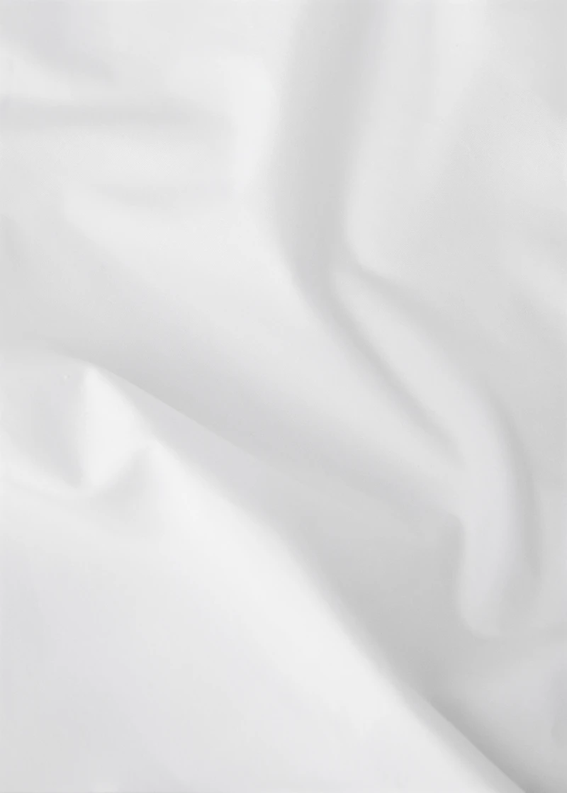 Percale cotton top sheet for 200 cm bed