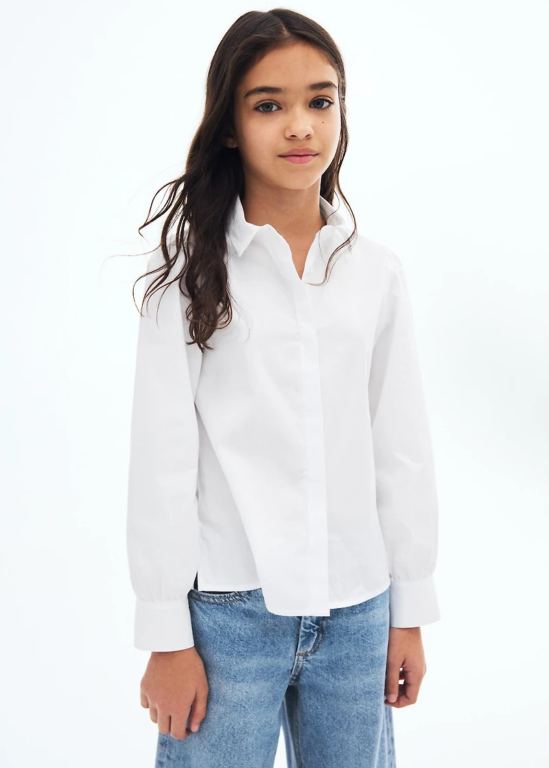 Cotton long shirt