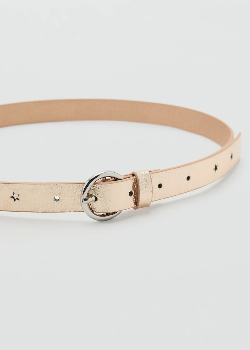 Star skinny belt
