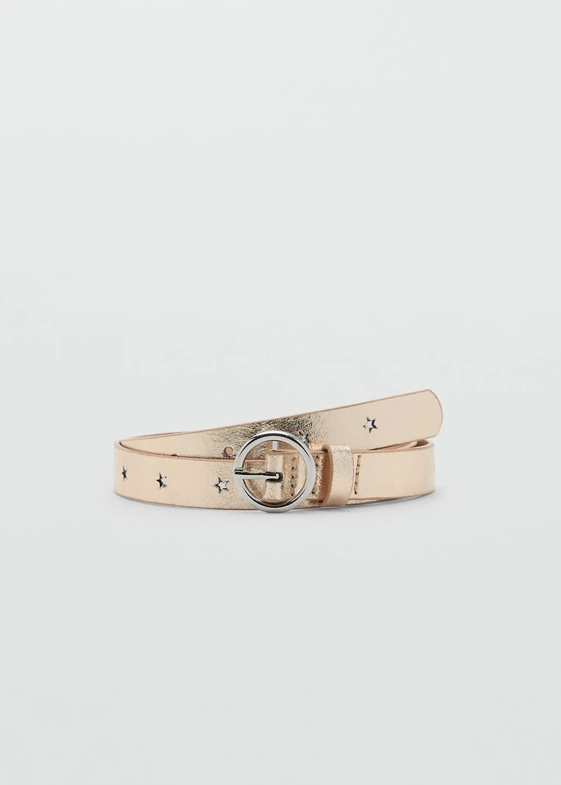 Star skinny belt