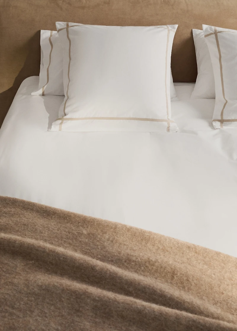 200-thread count percale cotton duvet cover for cm bed