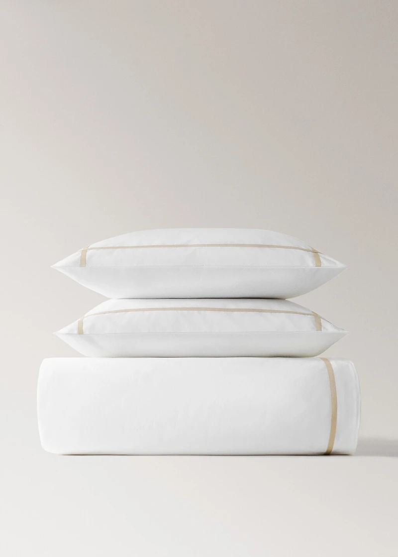 200-thread count percale cotton duvet cover for / cm bed