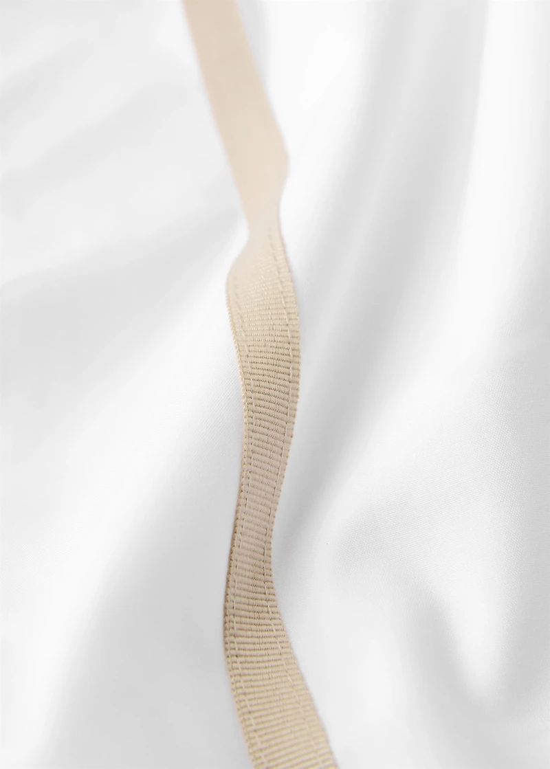 200-thread count percale cotton duvet cover for 150/160 cm bed