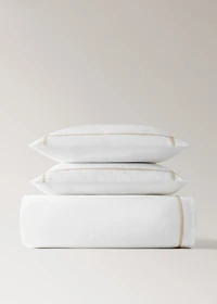 200-thread count percale cotton duvet cover for 180/200 cm bed