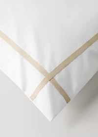 200-thread count percale cotton duvet cover for 180/200 cm bed