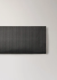 Percale cotton tailored-print pillowcase 45x110cm