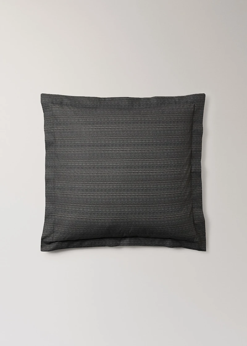 Two percale cotton tailored-print pillowcases 60x60 cm