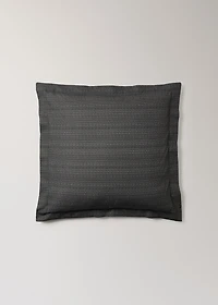 Two percale cotton tailored-print pillowcases 60x60 cm