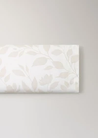 Percale cotton pillowcase 45x110cm