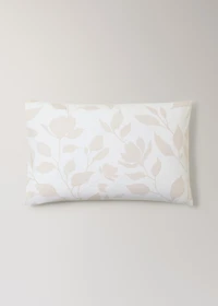 Two percale cotton floral-print pillowcases 50x75 cm