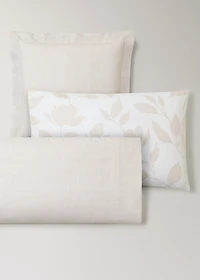 Two percale cotton floral-print pillowcases 50x75 cm