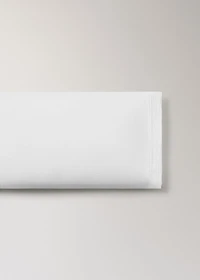 Washed cotton children’s pillowcase with lace ruffle 45x110 cm