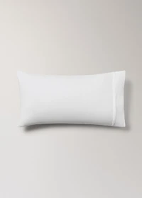 Washed cotton children’s pillowcase with lace ruffle 30x50 cm