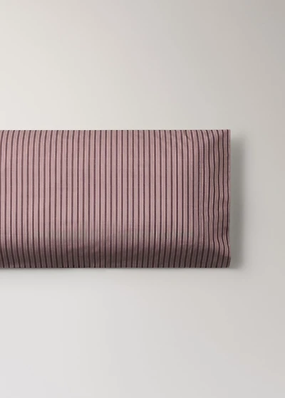 Percale cotton floral-print pillowcase 45x110 cm