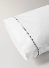 200-thread count percale cotton children's pillowcase 45x110cm