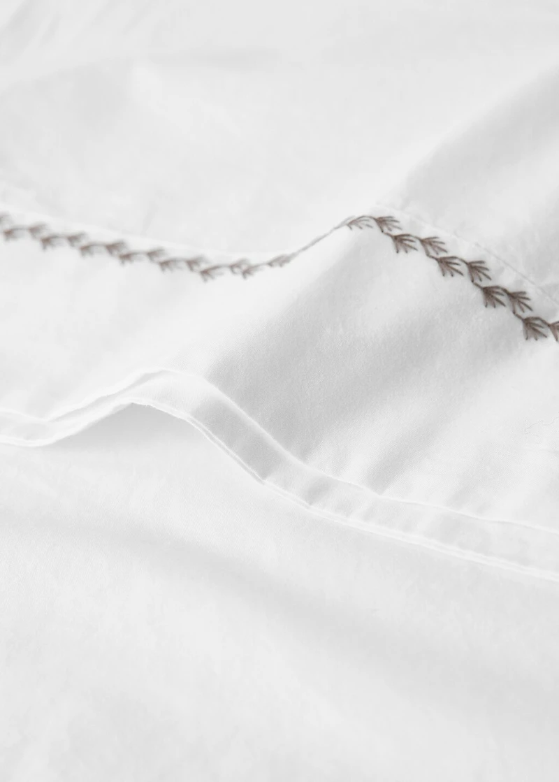 200-thread count percale cotton children's pillowcase 45x110cm