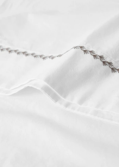 200-thread count percale cotton children's pillowcase 45x110cm