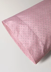 Children's cotton polka-dot pillowcase 45x110 cm