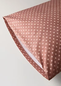 Children's cotton polka-dot pillowcase 50x75 cm