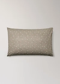 Children's pillowcase, cotton percale, star print, 50x50 cm