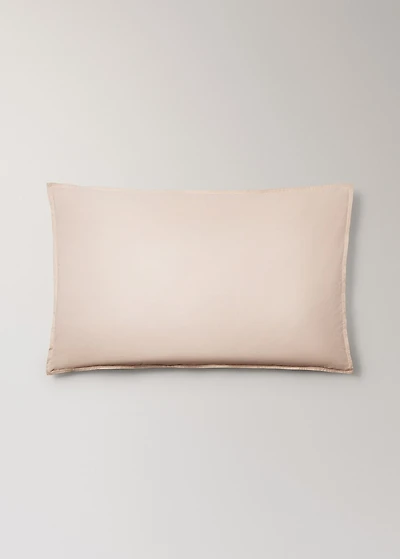 Children's washed cotton double-stitched pillowcase 50x75 cm