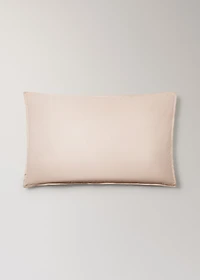 Children's washed cotton double-stitched pillowcase 50x75 cm