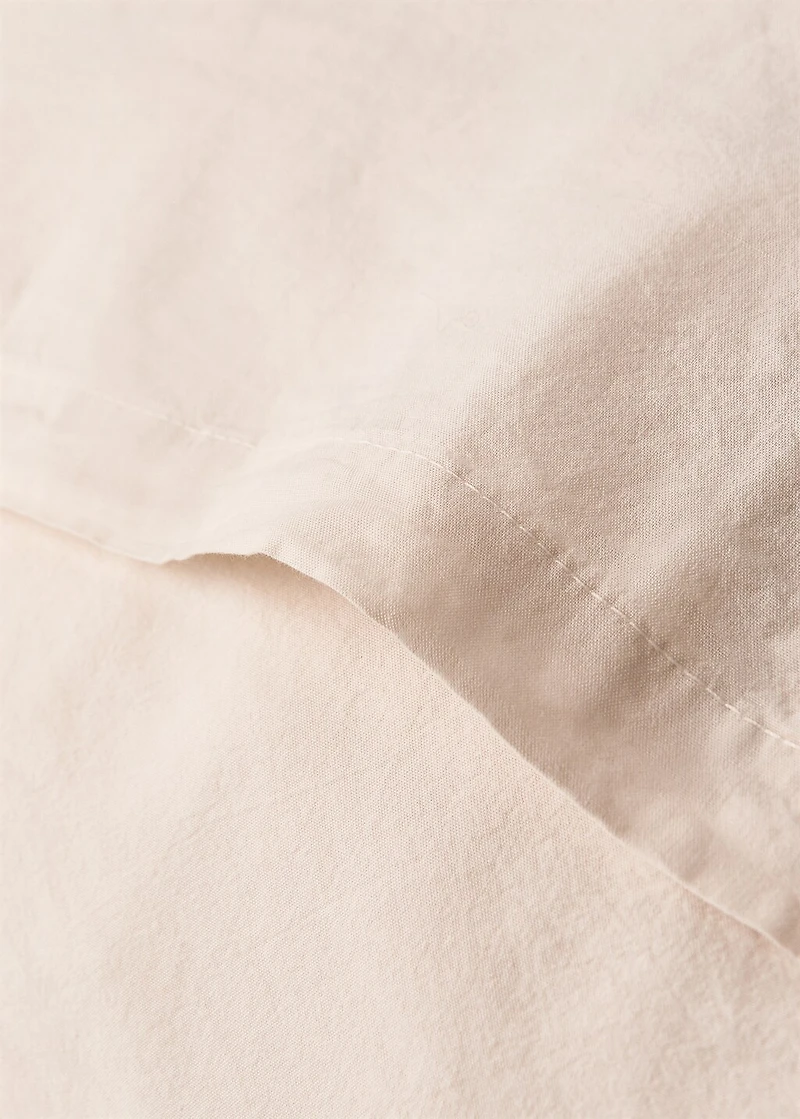 Children's washed cotton double-stitched pillowcase 50x75 cm