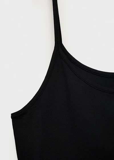 Plain strapless top