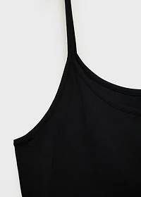 Plain strapless top
