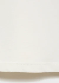 Printed cotton-blend t-shirt