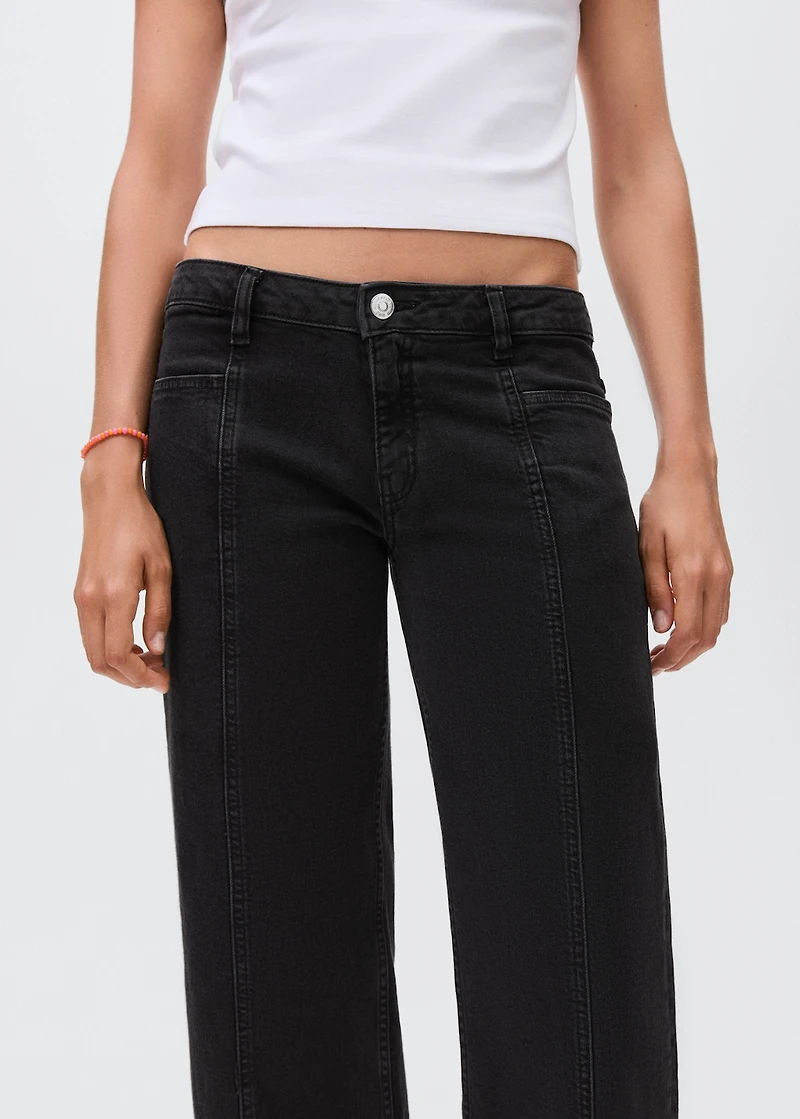 Straight jeans with stars