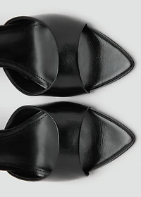 Pointed-heel sandals