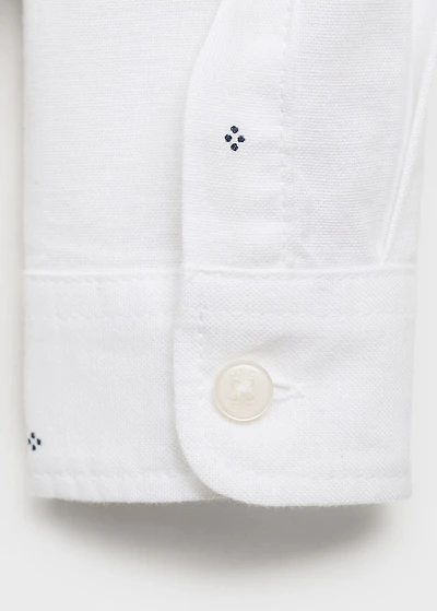 Printed Oxford shirt