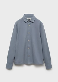 Cotton knit shirt