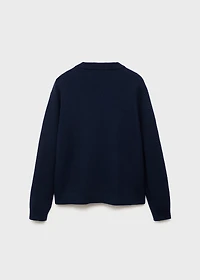 Knitted cotton sweater