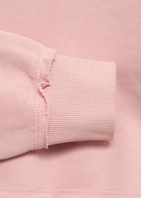 Printed message sweatshirt