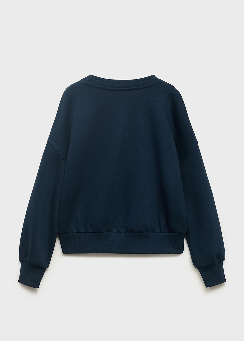 Sweatshirt with embroidered star