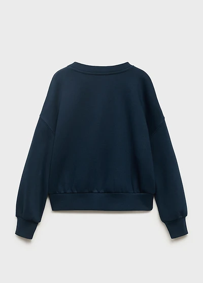 Sweatshirt with embroidered star