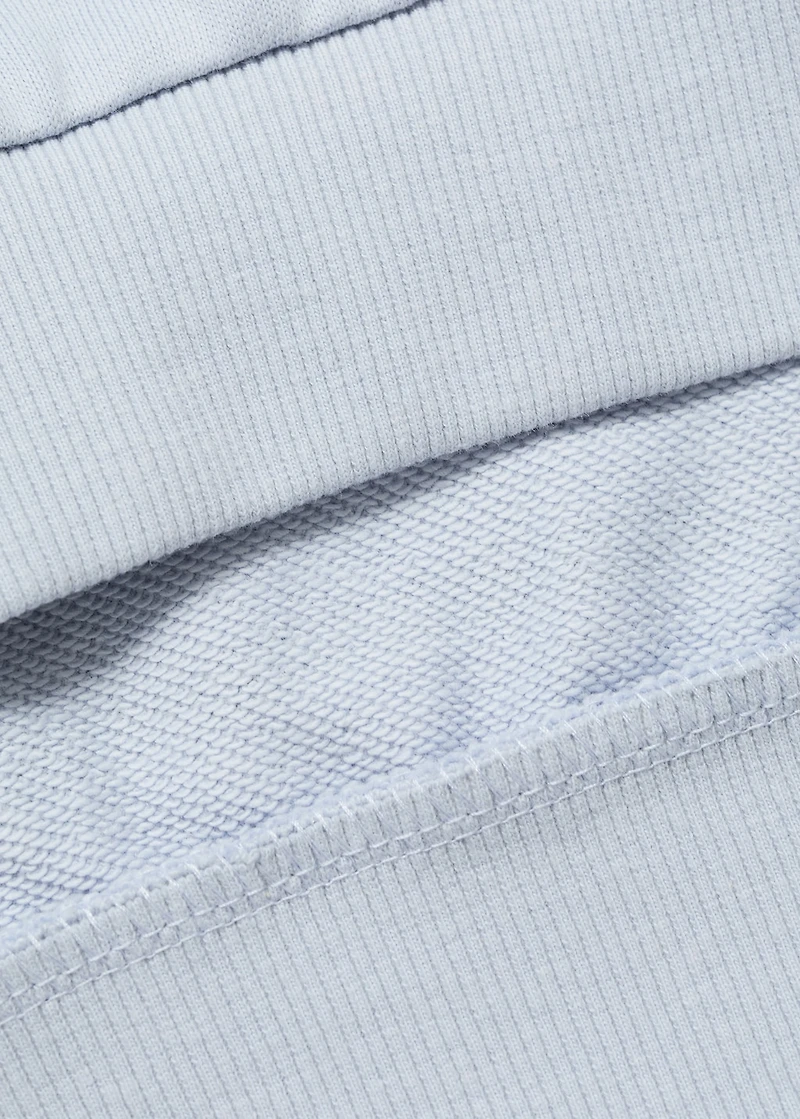 Embroidery striped sweatshirt