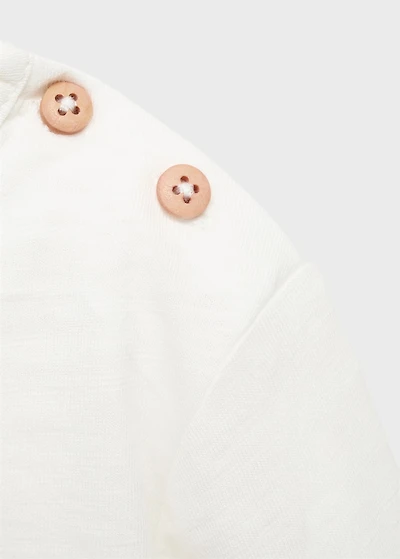 Printed cotton-blend t-shirt