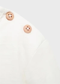 Printed cotton-blend t-shirt