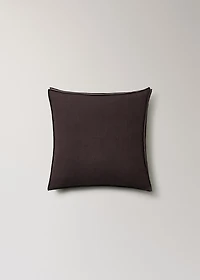Two-tone linen cushion cover 45x45 cm