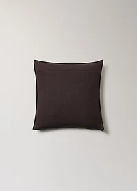 Two-tone linen cushion cover 45x45 cm